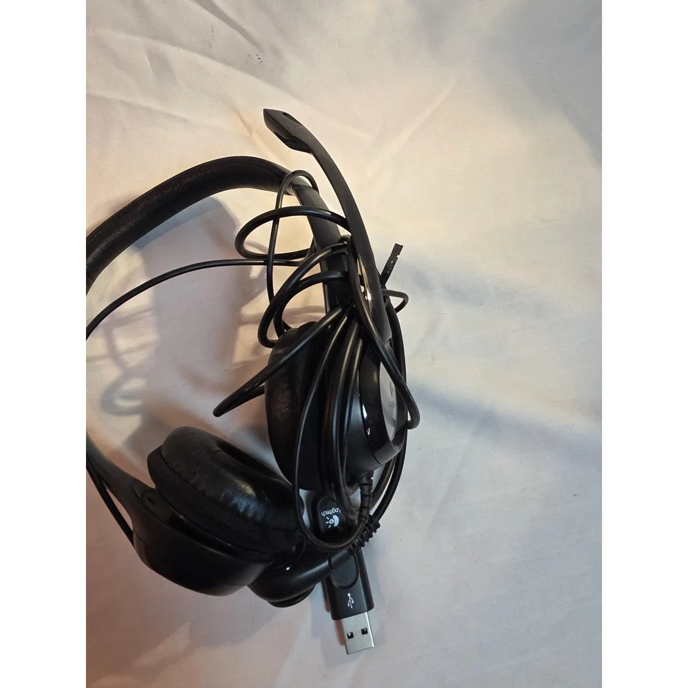 Logitech H390 USB Wired Computer Headset Noise Canceling Mic In-Line Controls